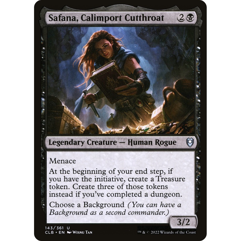 Safana, Calimport Cutthroat (CLB-143) - Commander Legends: Battle for Baldur's Gate Foil