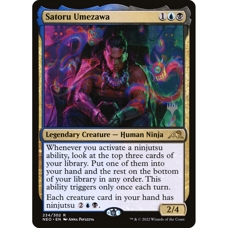 Satoru Umezawa (PPNEO-234P) - Kamigawa: Neon Dynasty Promos