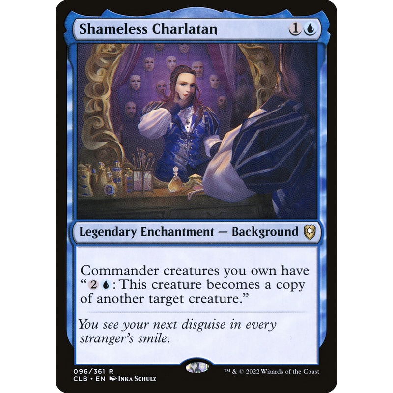 Shameless Charlatan (CLB-096) - Commander Legends: Battle for Baldur's Gate Foil