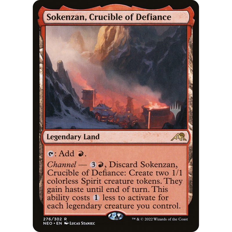 Sokenzan, Crucible of Defiance (PPNEO-276P) - Kamigawa: Neon Dynasty Promos