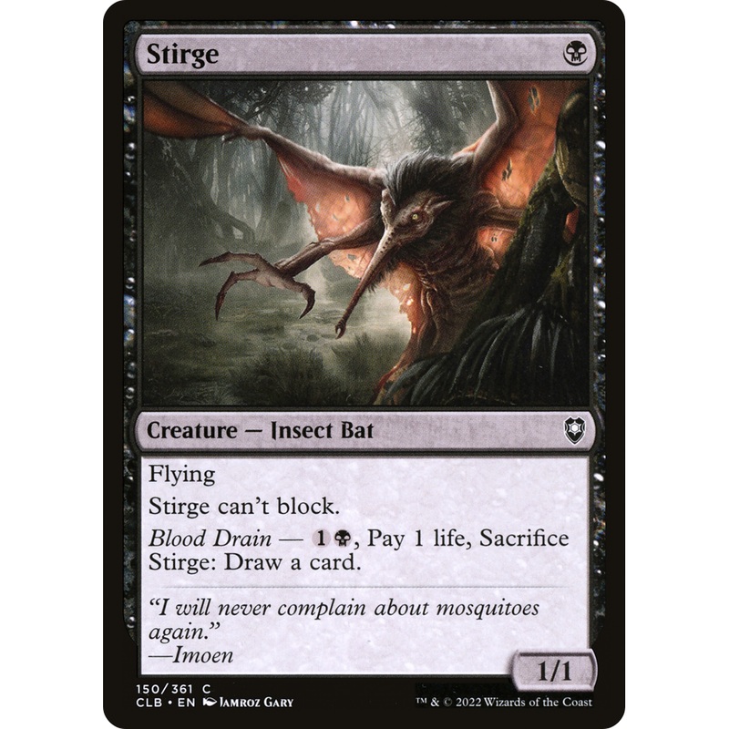Stirge (CLB-150) - Commander Legends: Battle for Baldur's Gate Foil