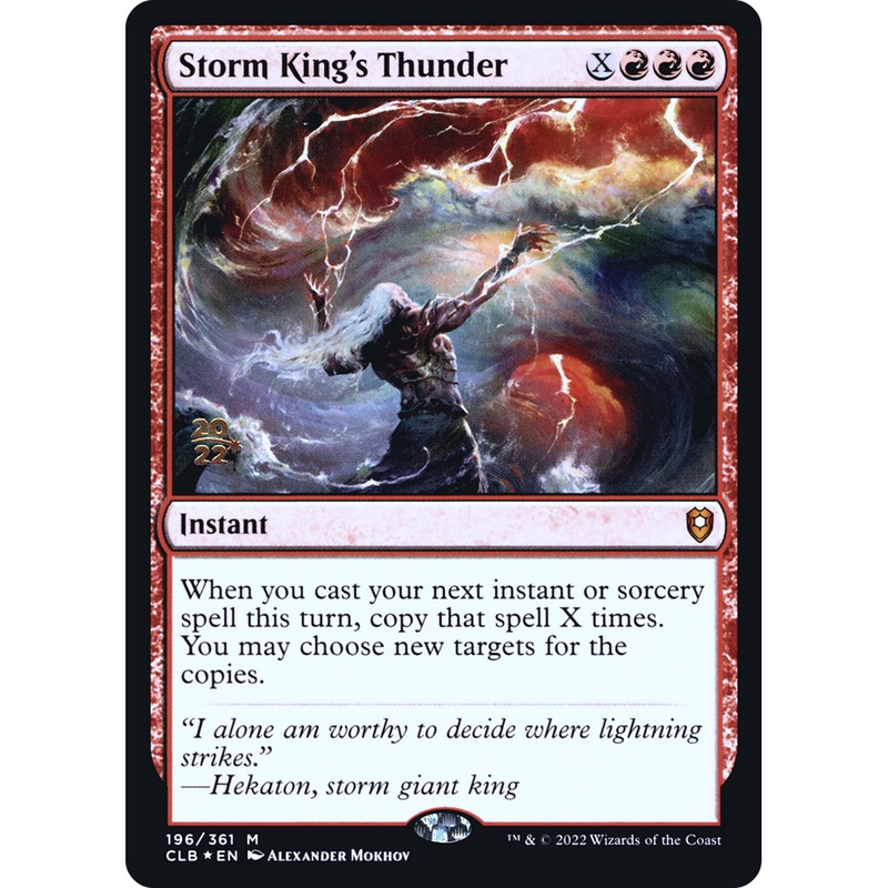 Storm King's Thunder (PRE-196S) - Battle for Baldur's Gate Promos Foil