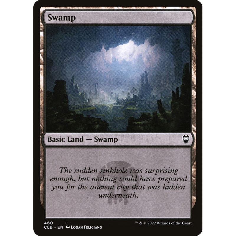 Swamp (CLB-460) - Commander Legends: Battle for Baldur's Gate Foil