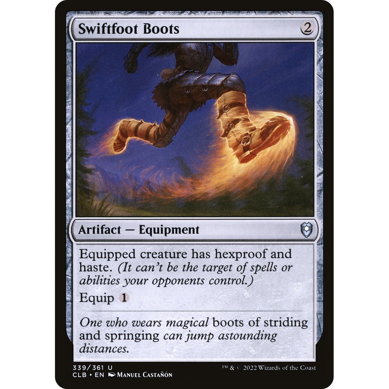 Swiftfoot Boots (CLB-339) - Commander Legends: Battle for Baldur's Gate