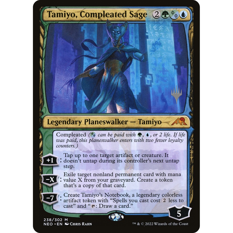 Tamiyo, Compleated Sage (PPNEO-238P) - Kamigawa: Neon Dynasty Promos Foil