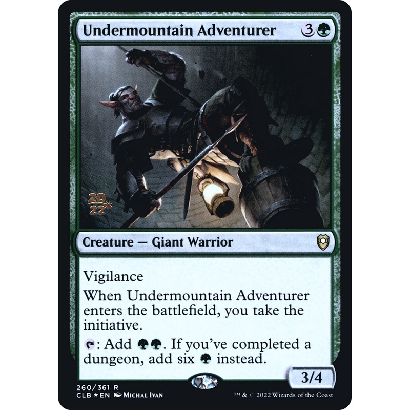 Undermountain Adventurer (PRE-260S) - Battle for Baldur's Gate Promos Foil