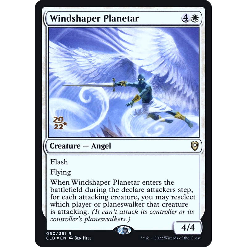 Windshaper Planetar (PRE-50S) - Battle for Baldur's Gate Promos Foil