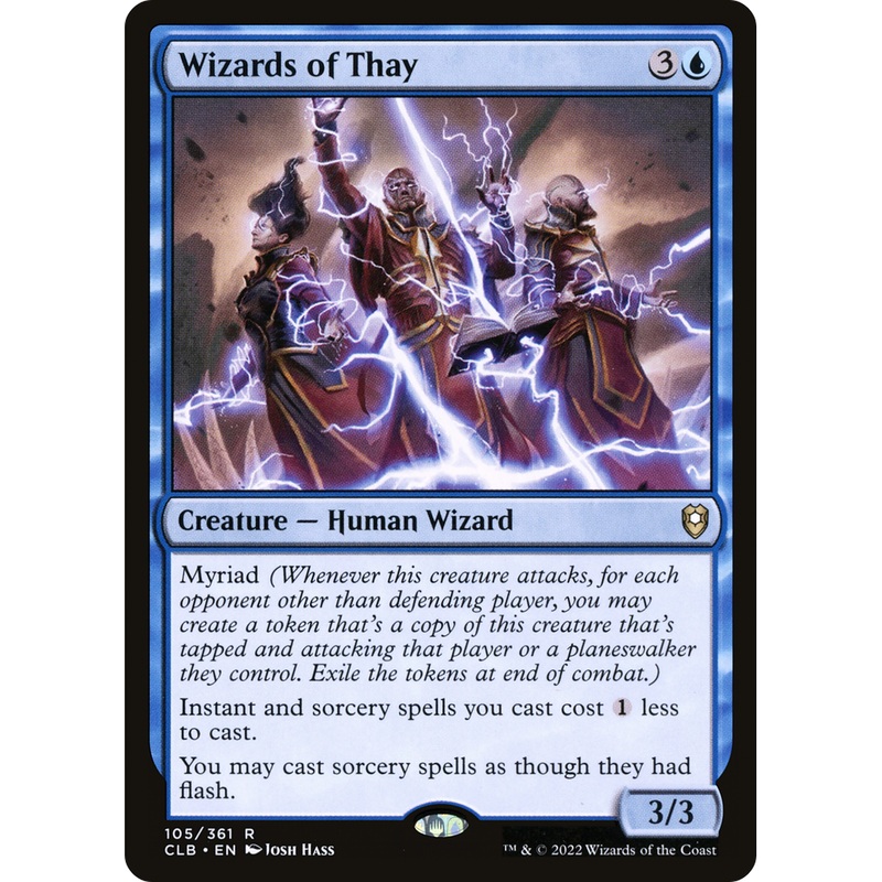 Wizards of Thay (CLB-105) - Commander Legends: Battle for Baldur's Gate Foil