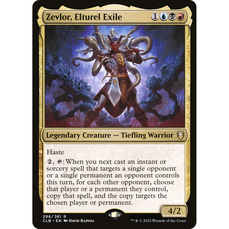 Zevlor, Elturel Exile (CLB-296) - Commander Legends: Battle for Baldur's Gate Foil