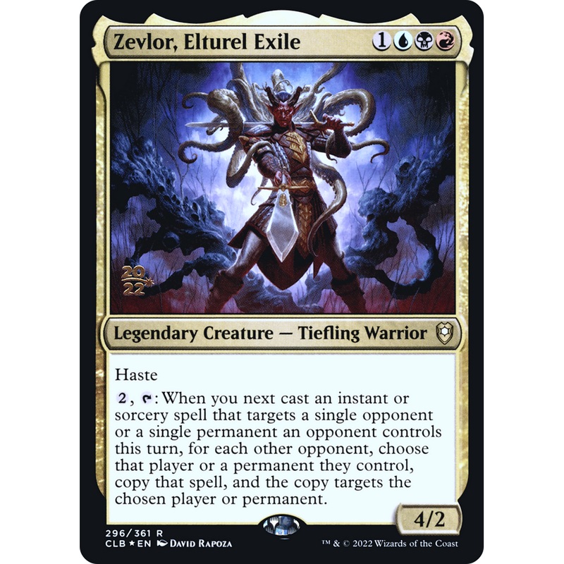 Zevlor, Elturel Exile (PRE-296S) - Battle for Baldur's Gate Promos Foil