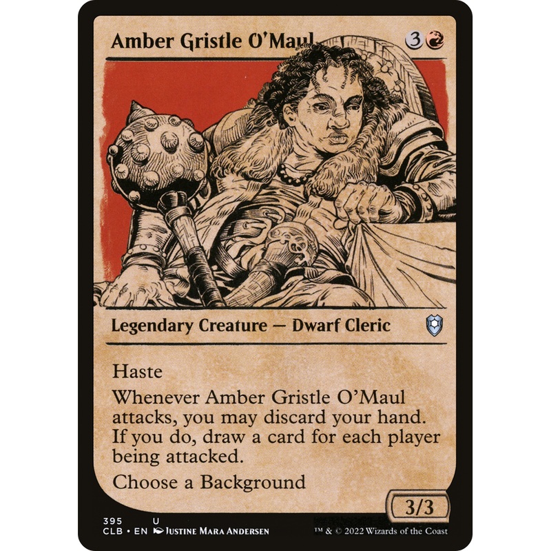 Amber Gristle O'Maul (CLB-395) - Commander Legends: Battle for Baldur's Gate: (Showcase)