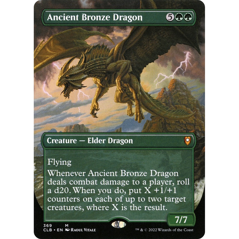 Ancient Bronze Dragon (CLB-369) - Commander Legends: Battle for Baldur's Gate (Borderless)