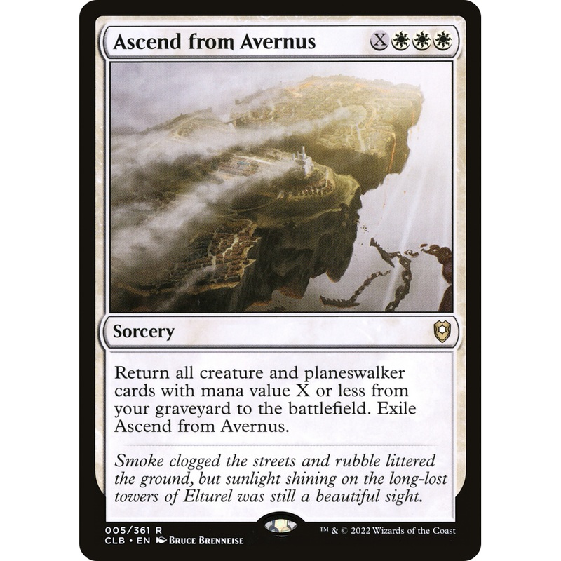 Ascend from Avernus (CLB-005) - Commander Legends: Battle for Baldur's Gate
