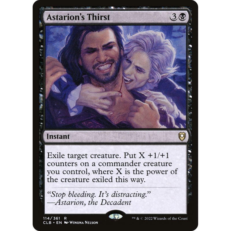 Astarion's Thirst (CLB-114) - Commander Legends: Battle for Baldur's Gate Foil