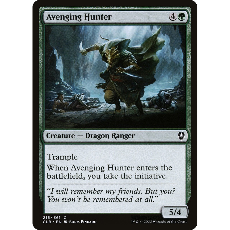 Avenging Hunter (CLB-215) - Commander Legends: Battle for Baldur's Gate