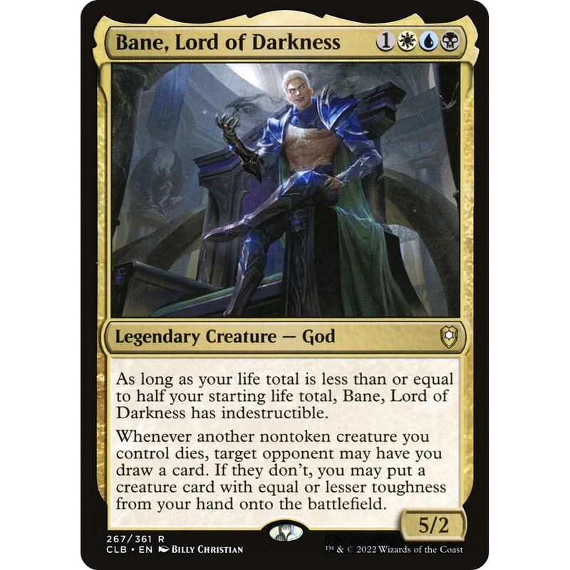 Bane, Lord of Darkness (CLB-267) - Commander Legends: Battle for Baldur's Gate Foil