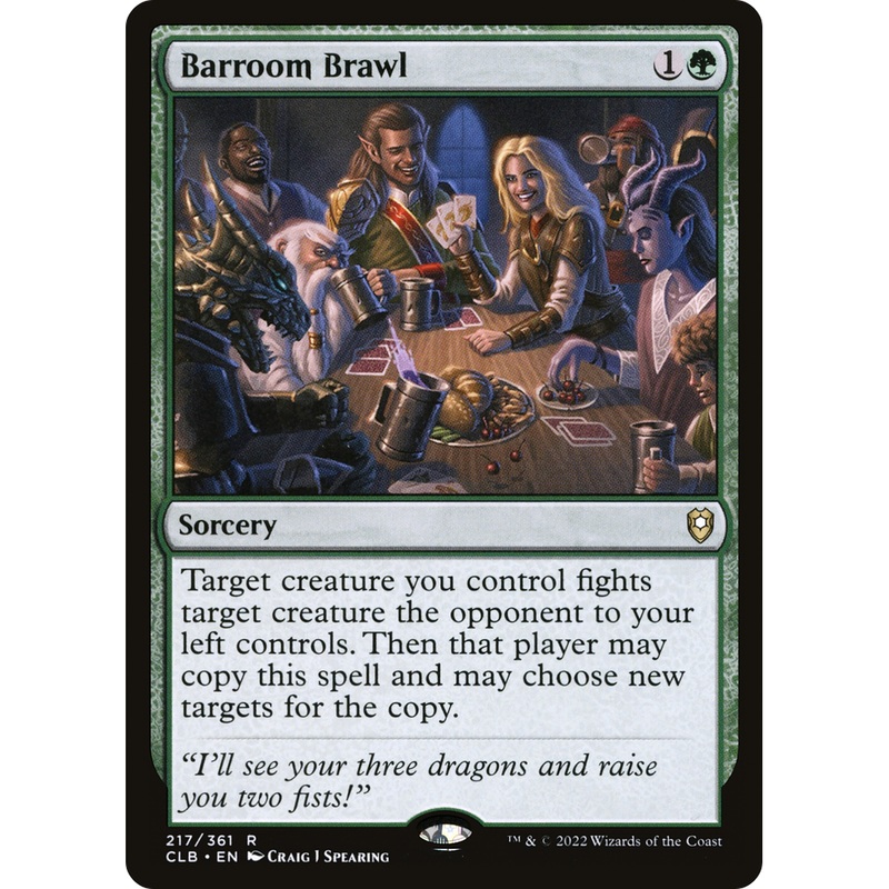 Barroom Brawl (CLB-217) - Commander Legends: Battle for Baldur's Gate