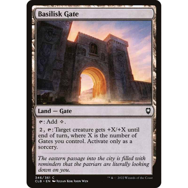 Basilisk Gate (CLB-346) - Commander Legends: Battle for Baldur's Gate