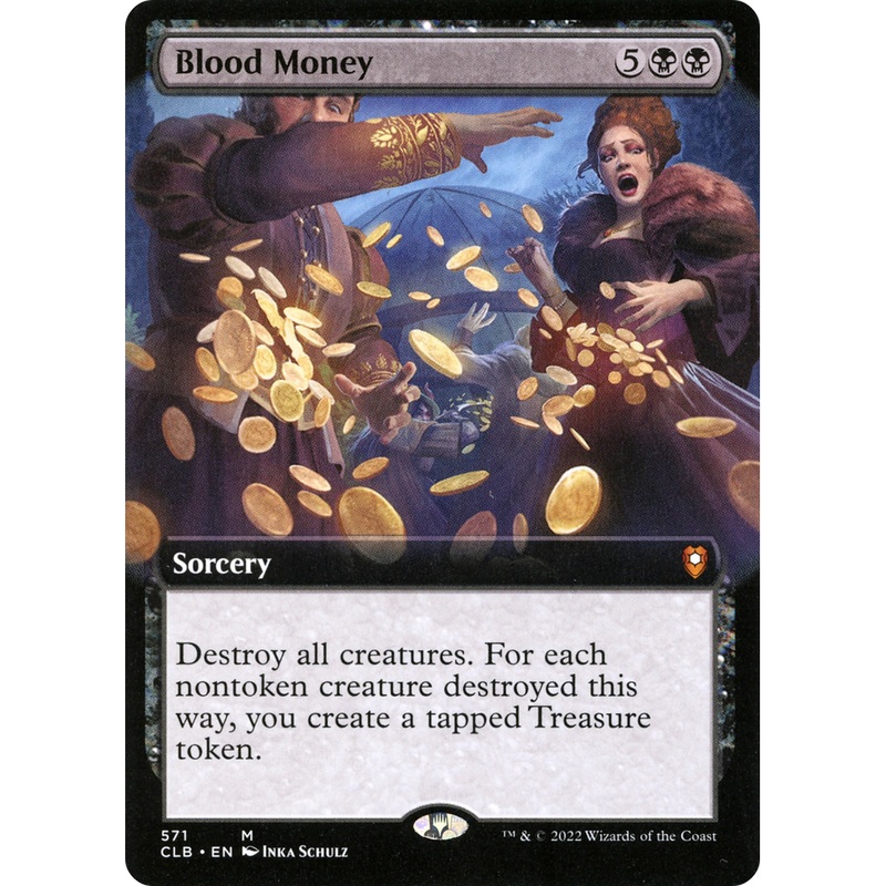 Blood Money (CLB-571) - Commander Legends: Battle for Baldur's Gate: (Extended Art) Foil
