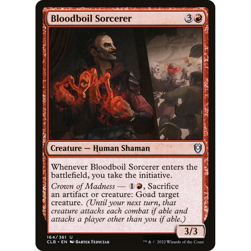 Bloodboil Sorcerer (CLB-164) - Commander Legends: Battle for Baldur's Gate Foil