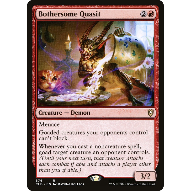 Bothersome Quasit (CLB-674) - Commander Legends: Battle for Baldur's Gate