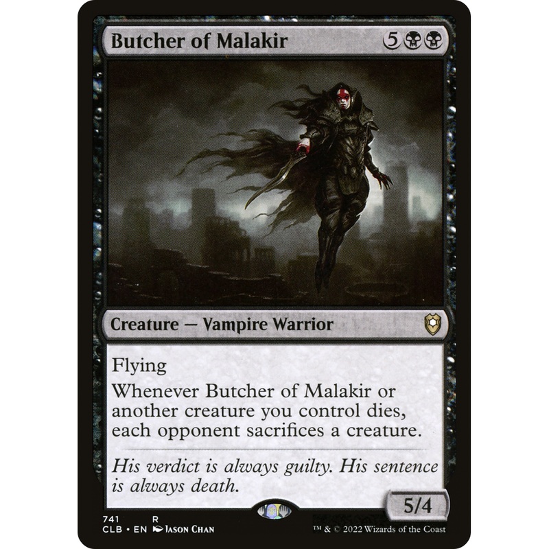 Butcher of Malakir (CLB-741) - Commander Legends: Battle for Baldur's Gate