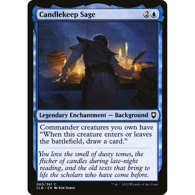 Candlekeep Sage (CLB-060) - Commander Legends: Battle for Baldur's Gate