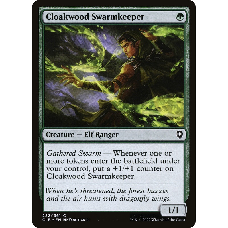 Cloakwood Swarmkeeper (CLB-222) - Commander Legends: Battle for Baldur's Gate