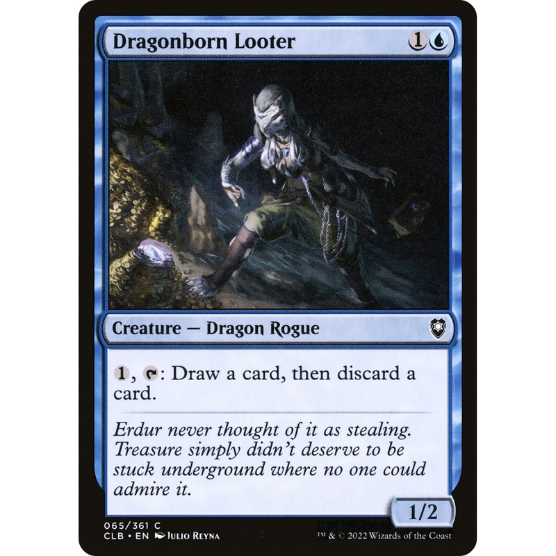 Dragonborn Looter (CLB-065) - Commander Legends: Battle for Baldur's Gate Foil
