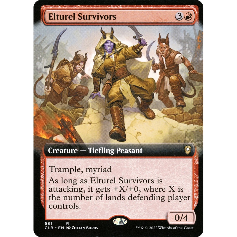 Elturel Survivors (CLB-581) - Commander Legends: Battle for Baldur's Gate: (Extended Art)