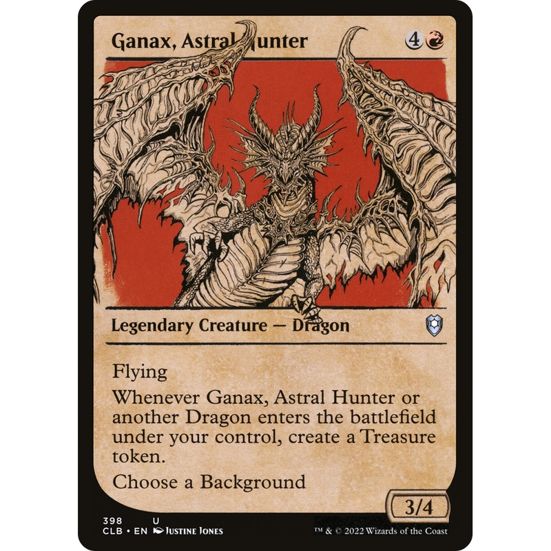 Ganax, Astral Hunter (CLB-398) - Commander Legends: Battle for Baldur's Gate: (Showcase)