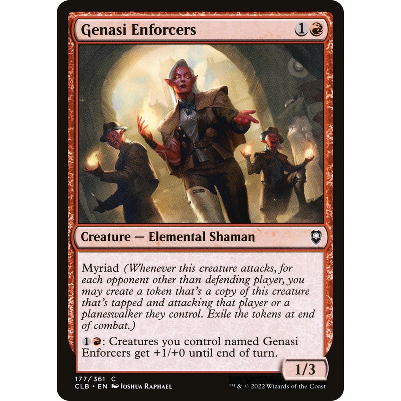 Genasi Enforcers (CLB-177) - Commander Legends: Battle for Baldur's Gate