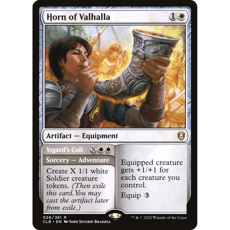 Horn of Valhalla // Ysgard's Call (CLB-026) - Commander Legends: Battle for Baldur's Gate Foil
