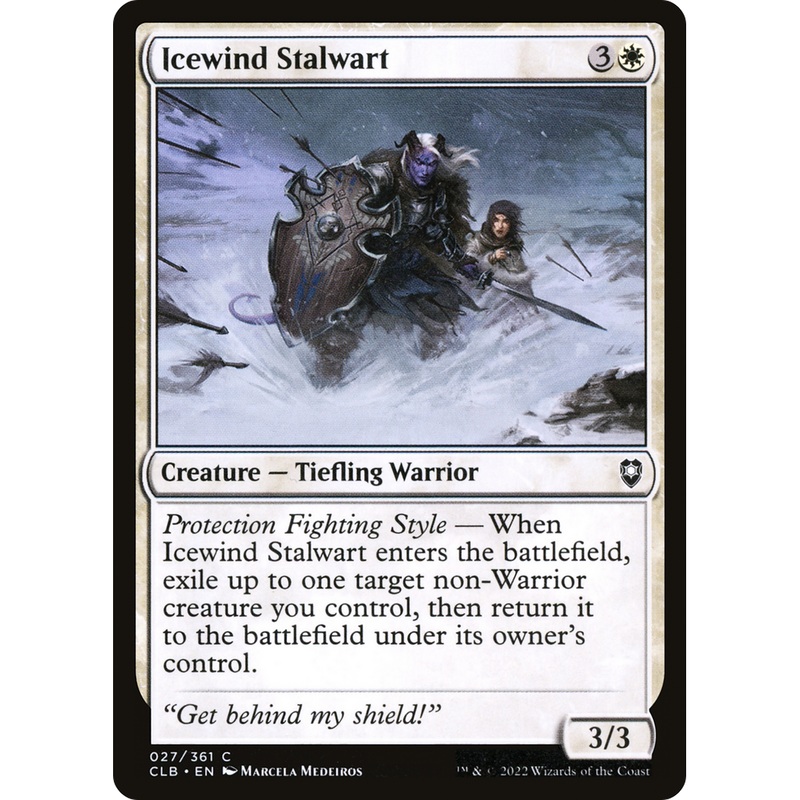 Icewind Stalwart (CLB-027) - Commander Legends: Battle for Baldur's Gate
