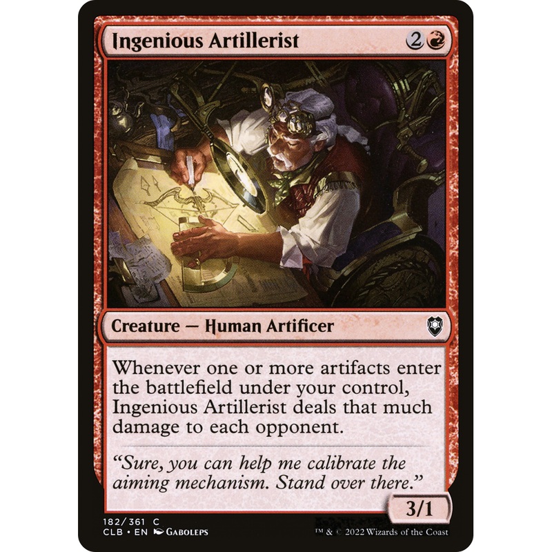 Ingenious Artillerist (CLB-182) - Commander Legends: Battle for Baldur's Gate