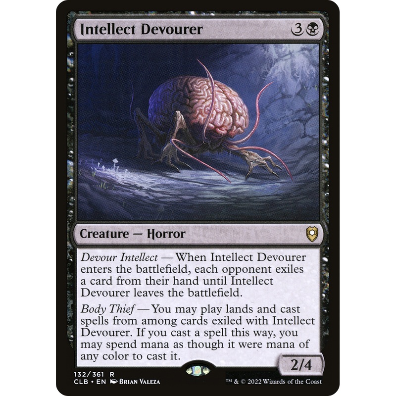 Intellect Devourer (CLB-132) - Commander Legends: Battle for Baldur's Gate Foil