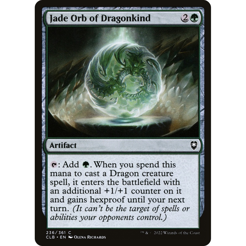 Jade Orb of Dragonkind (CLB-236) - Commander Legends: Battle for Baldur's Gate