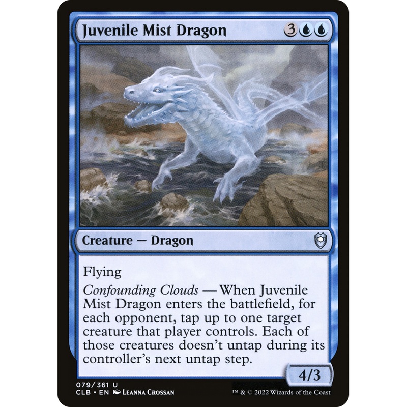 Juvenile Mist Dragon (CLB-079) - Commander Legends: Battle for Baldur's Gate