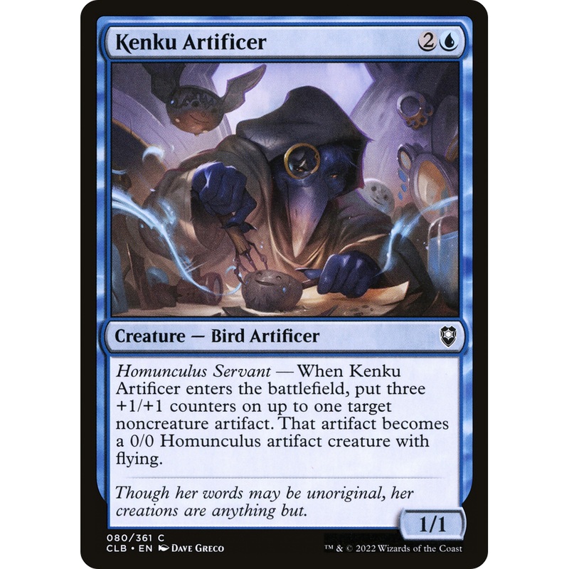 Kenku Artificer (CLB-080) - Commander Legends: Battle for Baldur's Gate Foil