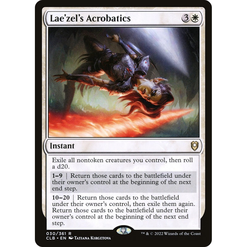 Lae'zel's Acrobatics (CLB-030) - Commander Legends: Battle for Baldur's Gate Foil