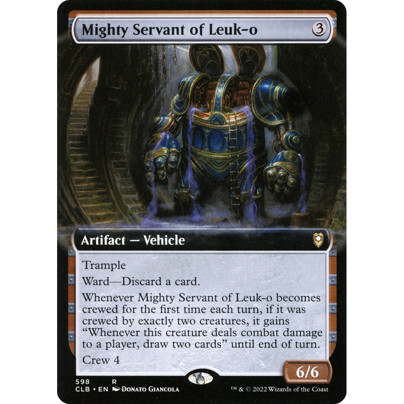 Mighty Servant of Leuk-o (CLB-598) - Commander Legends: Battle for Baldur's Gate: (Extended Art) Foil