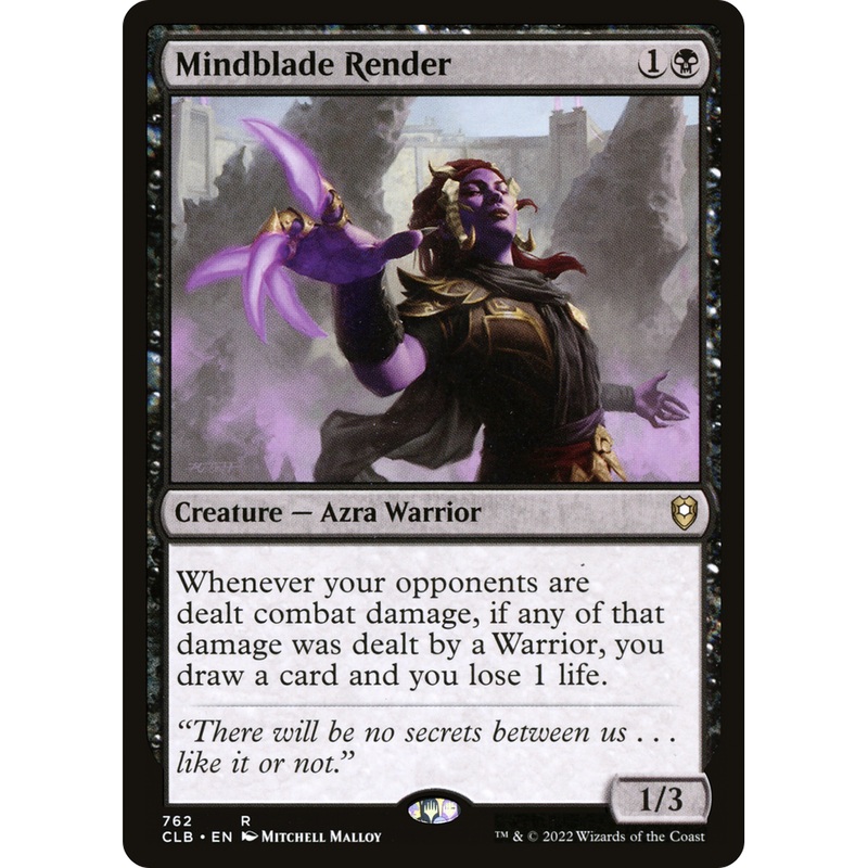 Mindblade Render (CLB-762) - Commander Legends: Battle for Baldur's Gate