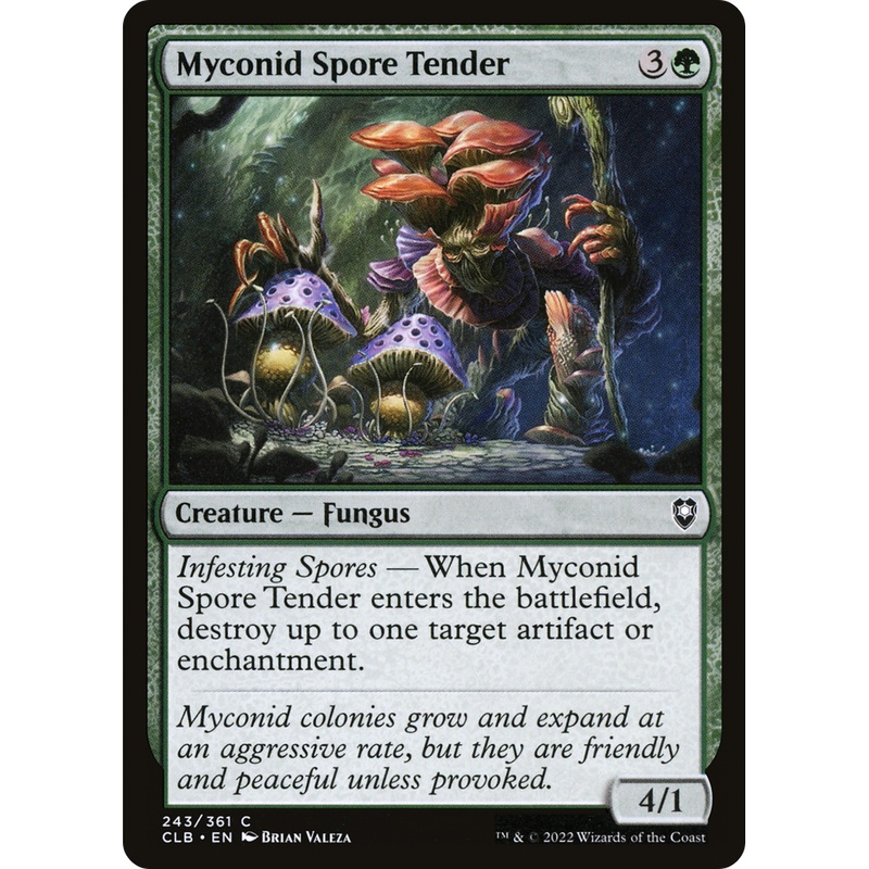 Myconid Spore Tender (CLB-243) - Commander Legends: Battle for Baldur's Gate Foil