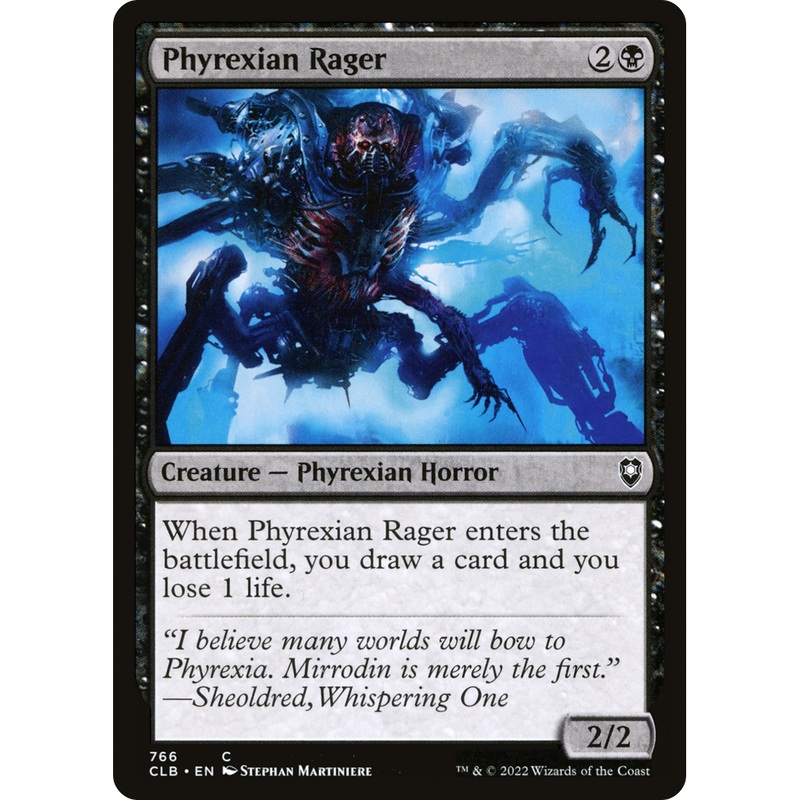 Phyrexian Rager (CLB-766) - Commander Legends: Battle for Baldur's Gate