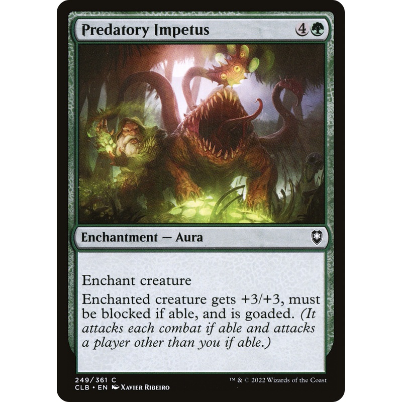 Predatory Impetus (CLB-249) - Commander Legends: Battle for Baldur's Gate