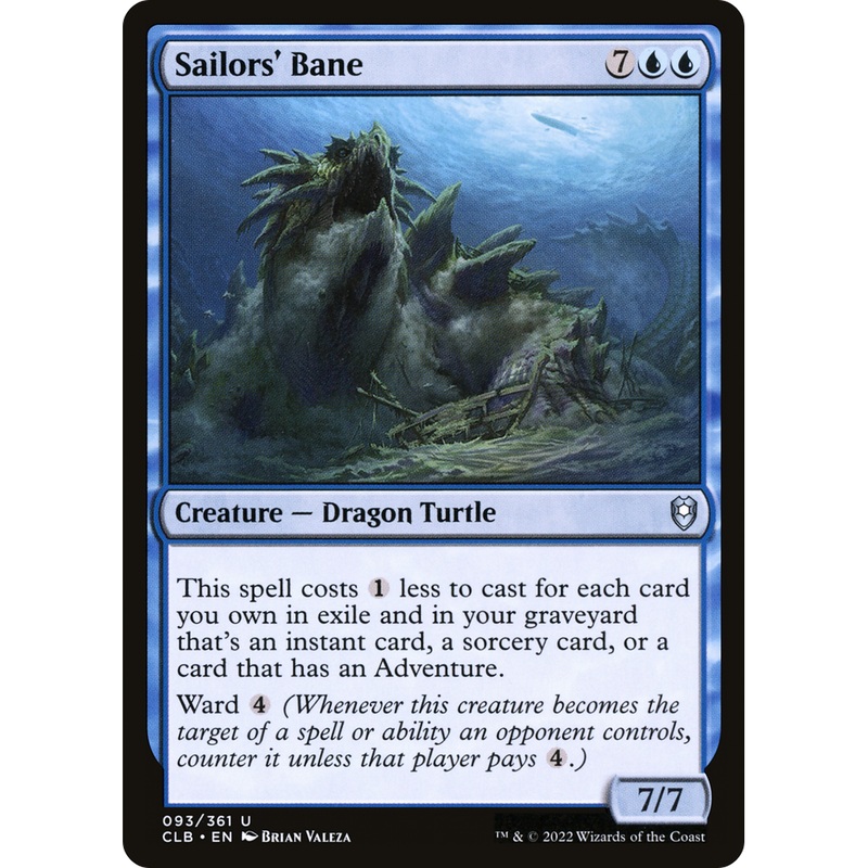 Sailors' Bane (CLB-093) - Commander Legends: Battle for Baldur's Gate Foil