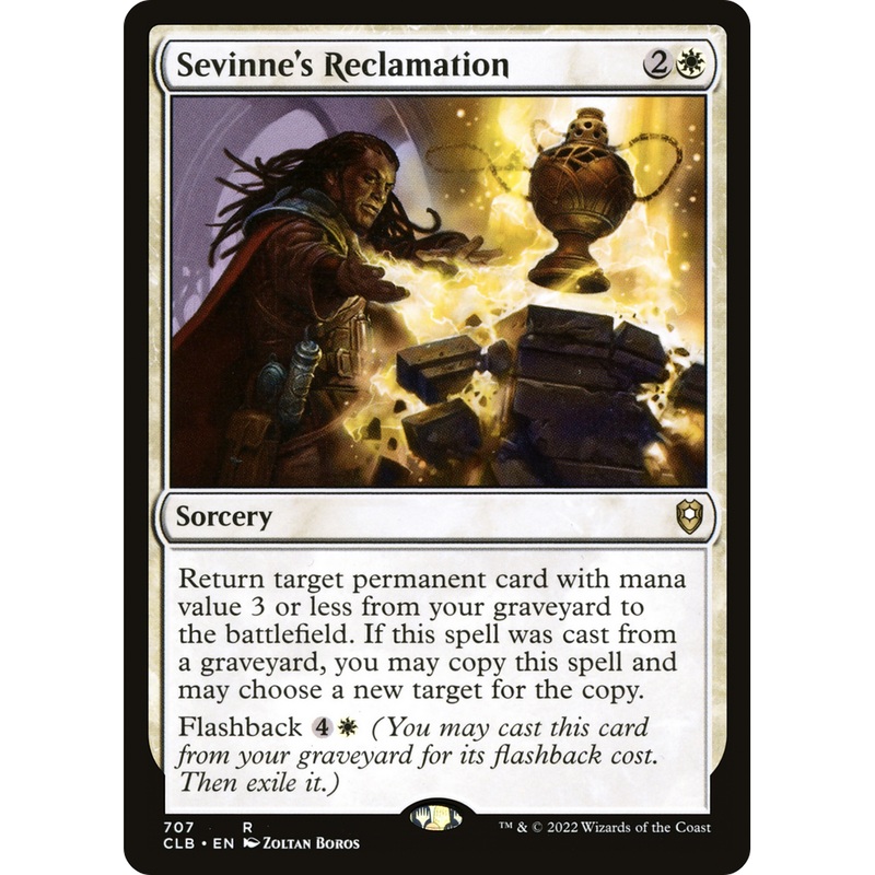 Sevinne's Reclamation (CLB-707) - Commander Legends: Battle for Baldur's Gate