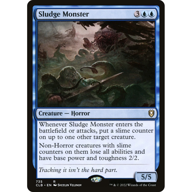 Sludge Monster (CLB-735) - Commander Legends: Battle for Baldur's Gate