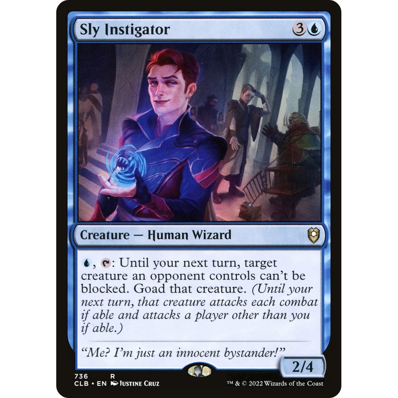 Sly Instigator (CLB-736) - Commander Legends: Battle for Baldur's Gate