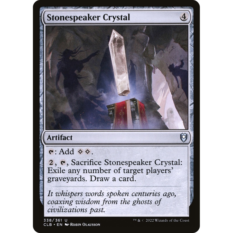 Stonespeaker Crystal (CLB-338) - Commander Legends: Battle for Baldur's Gate